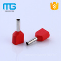 TE0508 High Quality plating tin insulated twin cord end crimping terminals